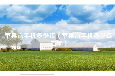 苹果六手机多少钱（苹果六手机多少钱二手）